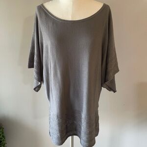 ASHLEY STEWART women’s PLUS SIZE KNIT LIGHT SWEATER w/ DOMAN SLEEVES SIZE 18/20